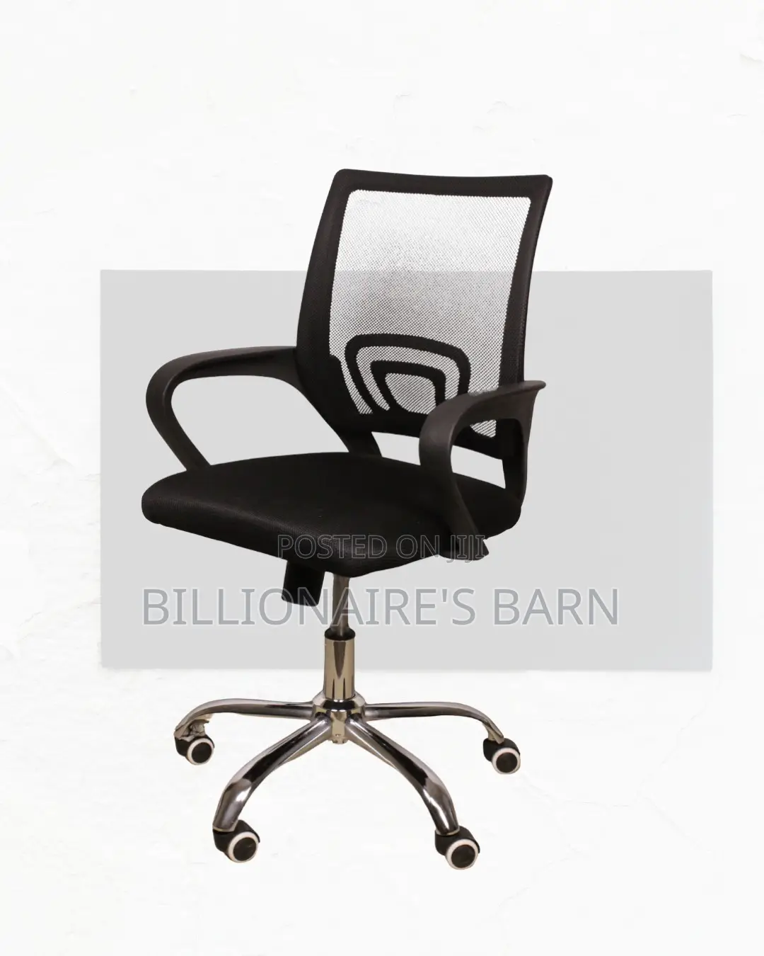 Ergonomic Mesh Office Chair • Posture Support, Breathable Mesh Airflow