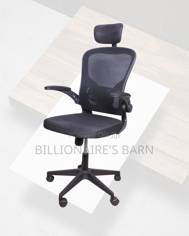 Adjustable Headrest Work Chair for Office — Easy Adjustments - thumbnail 3