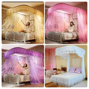 Beautiful Two Stand Rail Mosquito Net