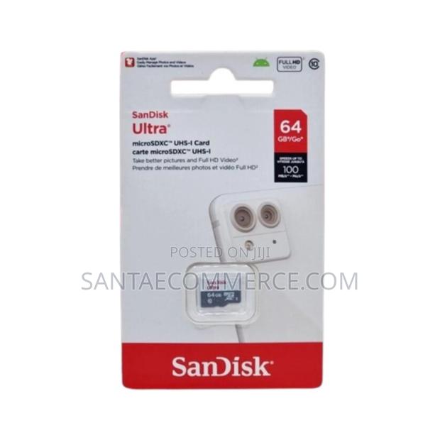 Sandisk Ultra 64gb Microsdxc Uhs-I Card