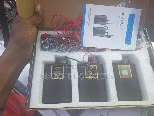 Uhf Double Wireless Microphone 2 Microphone 1 Receiver - main view