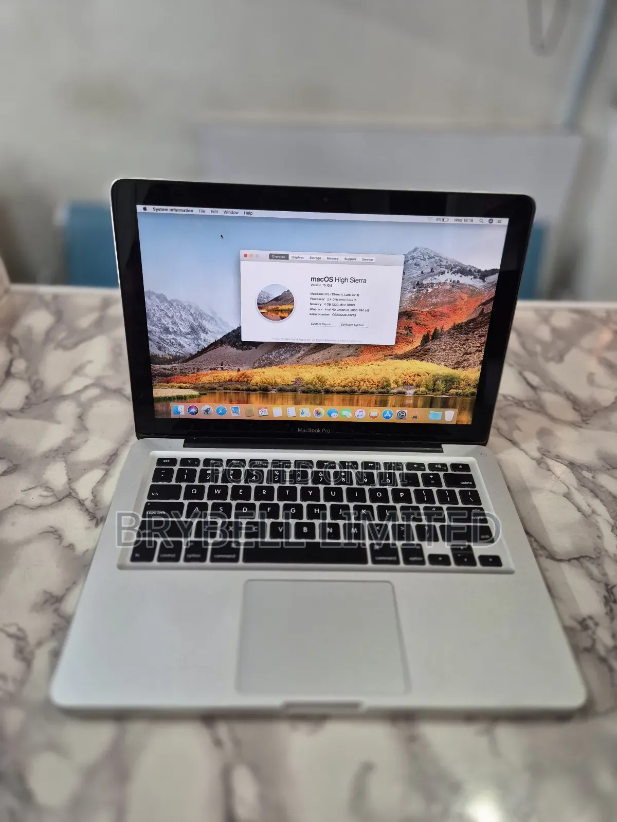 Laptop Apple MacBook Pro 2011 4GB Intel Core i5 SSD 512GB
