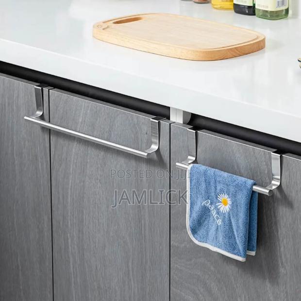 36cm Stainless Steel Cabinet Door Towel Bar – Punch Free - Cr
