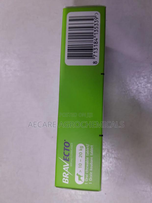 Bravecto 500 Mg Fluralaner 1 Oral Chewable Tablet 10-20 Kg - thumbnail 5