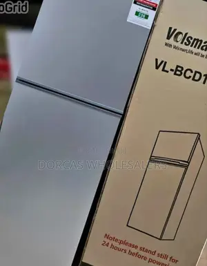 Brand New Volsmart Fridge 108l of Double Door VLBCD 108t