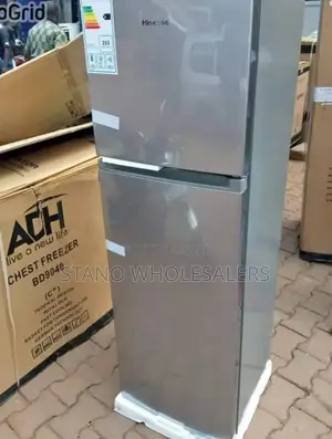 Hisense 205 Litres Double Door Gray Coated Fridge Hsn205s