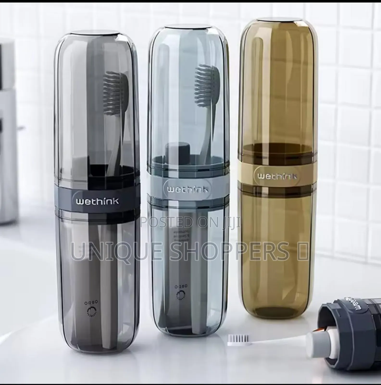 Portable Tooth Brush/Paste Holder