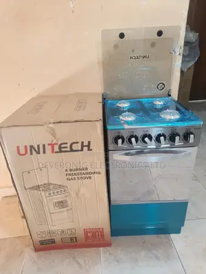 50*55 Unitech Full Gas Standing Cooker With All Gas 4 Burners