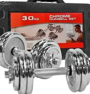 30 KGS Chrome Dumbbells Available in Sets Dmd30ls
