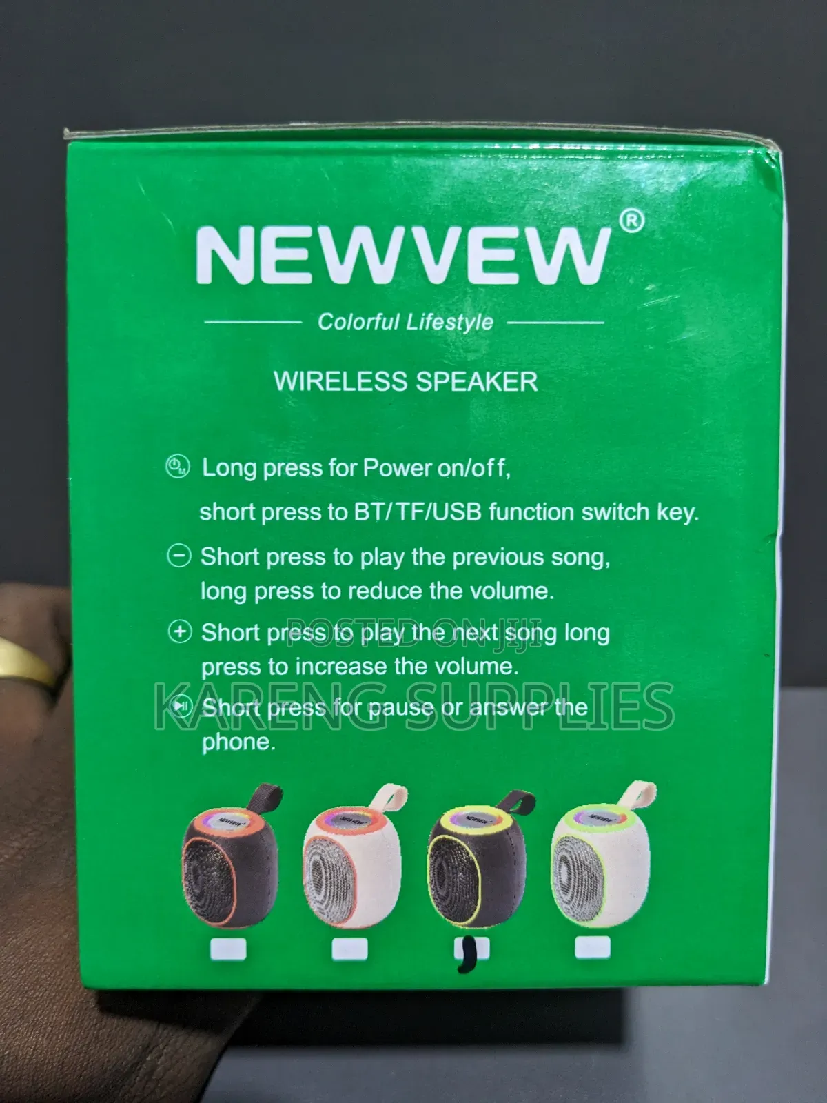 Newvew Mini Bluetooth Speaker (Nv -9207)