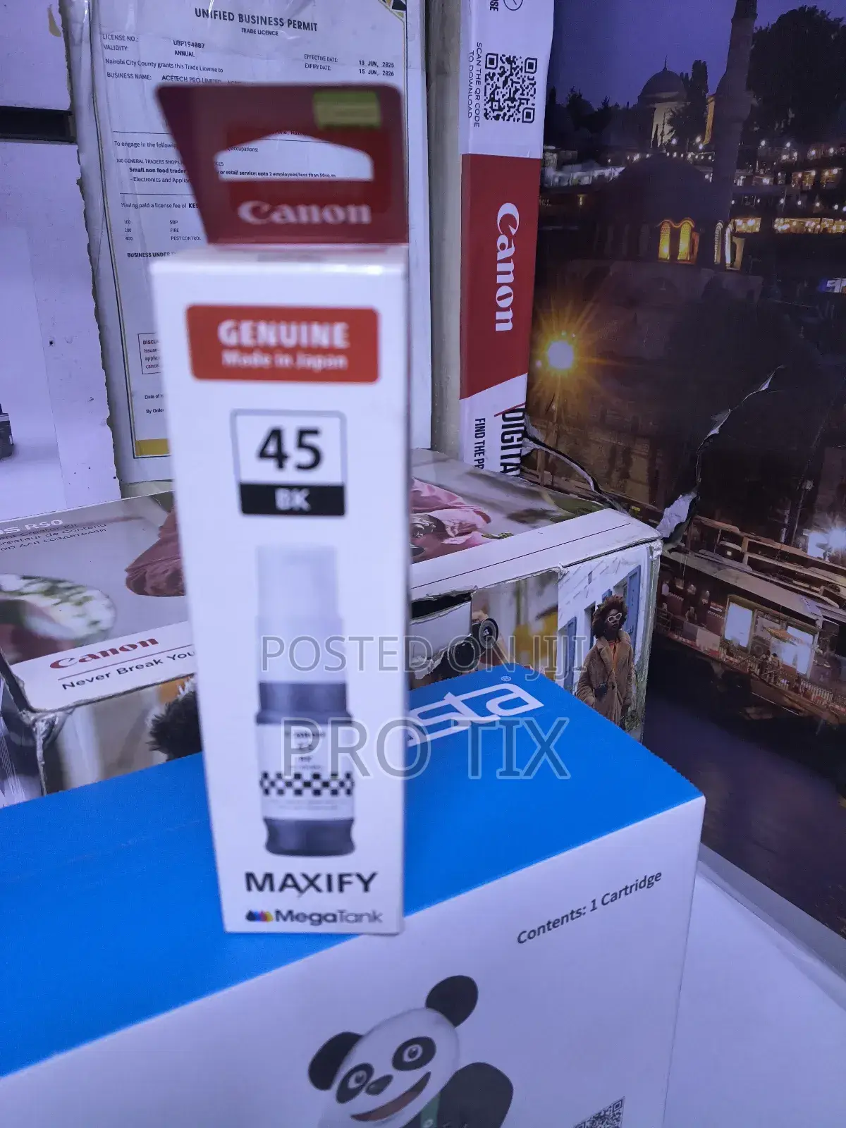 Canon Genuine Ink 45 Black Gi-45bk 6288c001