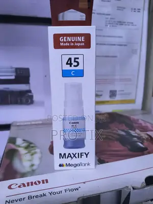 Canon Genuine Ink 45 Cyan Gi-45c 6285c001