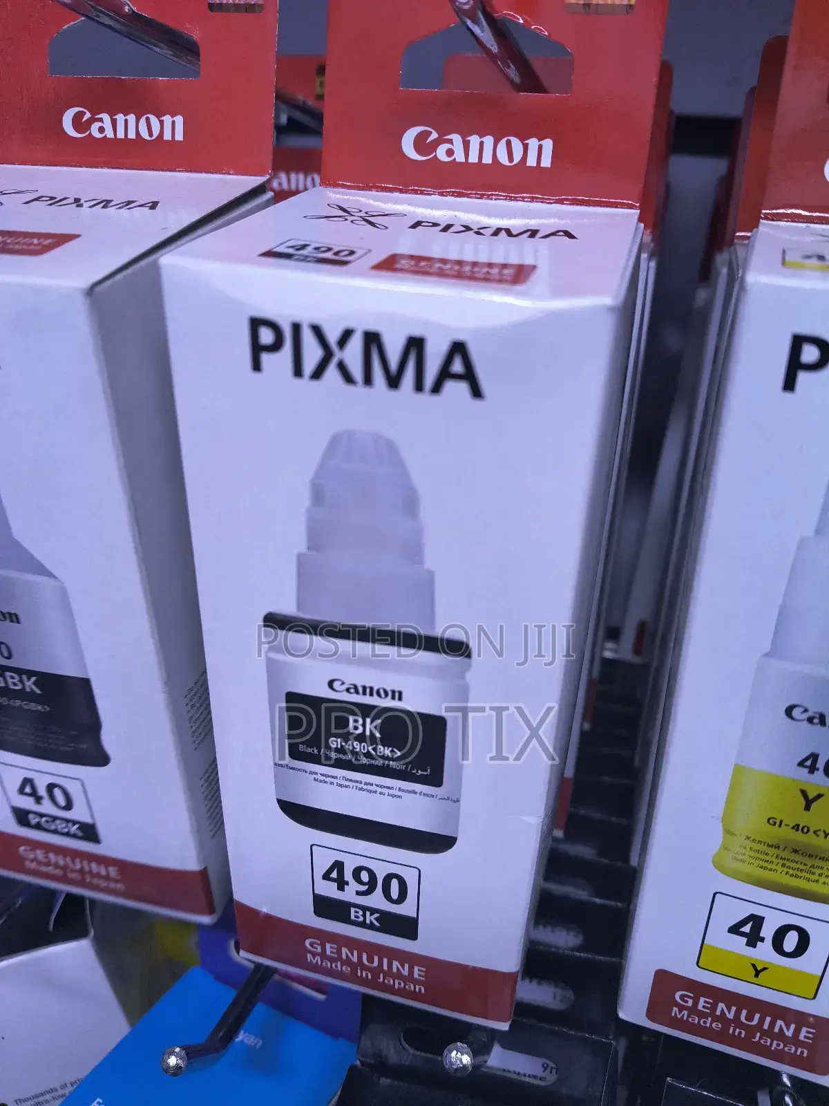 Canon Genuine Ink 490 Bk Black 0663c001