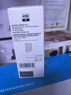 Canon Genuine Ink 490 Bk Black 0663c001