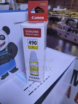 Canon Genuine Ink 490 Yellow Gi-490y 0666c001
