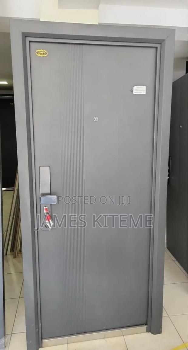 Single Security Steel Door 2100mm Height