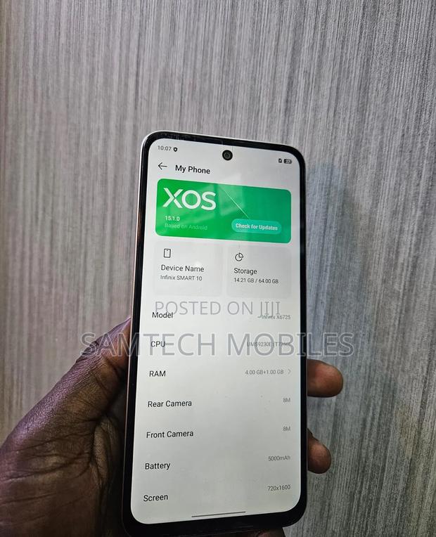 Infinix Smart 10 128 GB Gold - thumbnail 2