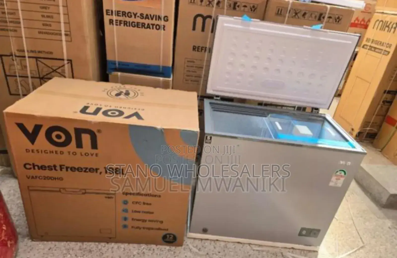 Deep Freezer Big Von 198l Freezer