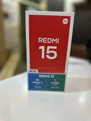 New Xiaomi Redmi 15 128 GB Black