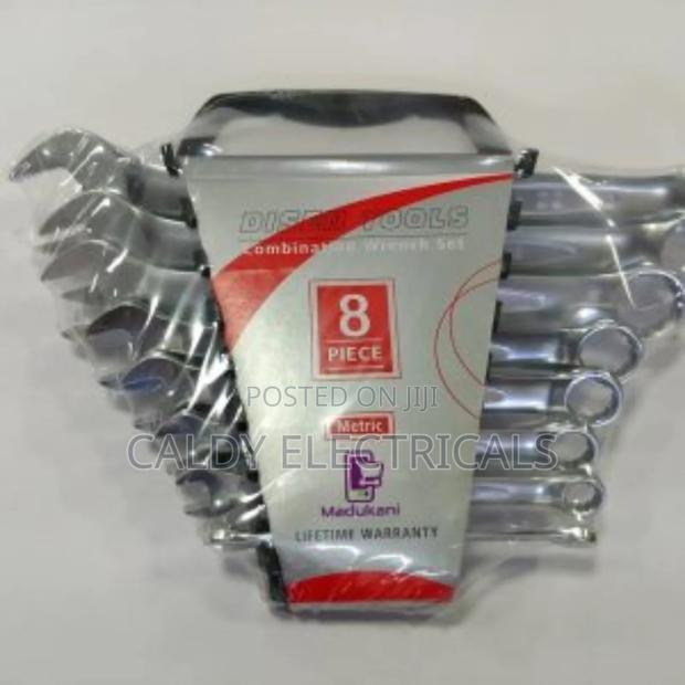 Elegant Disen 8-Piece Metric Combination Spanner Wrench Set Jk9