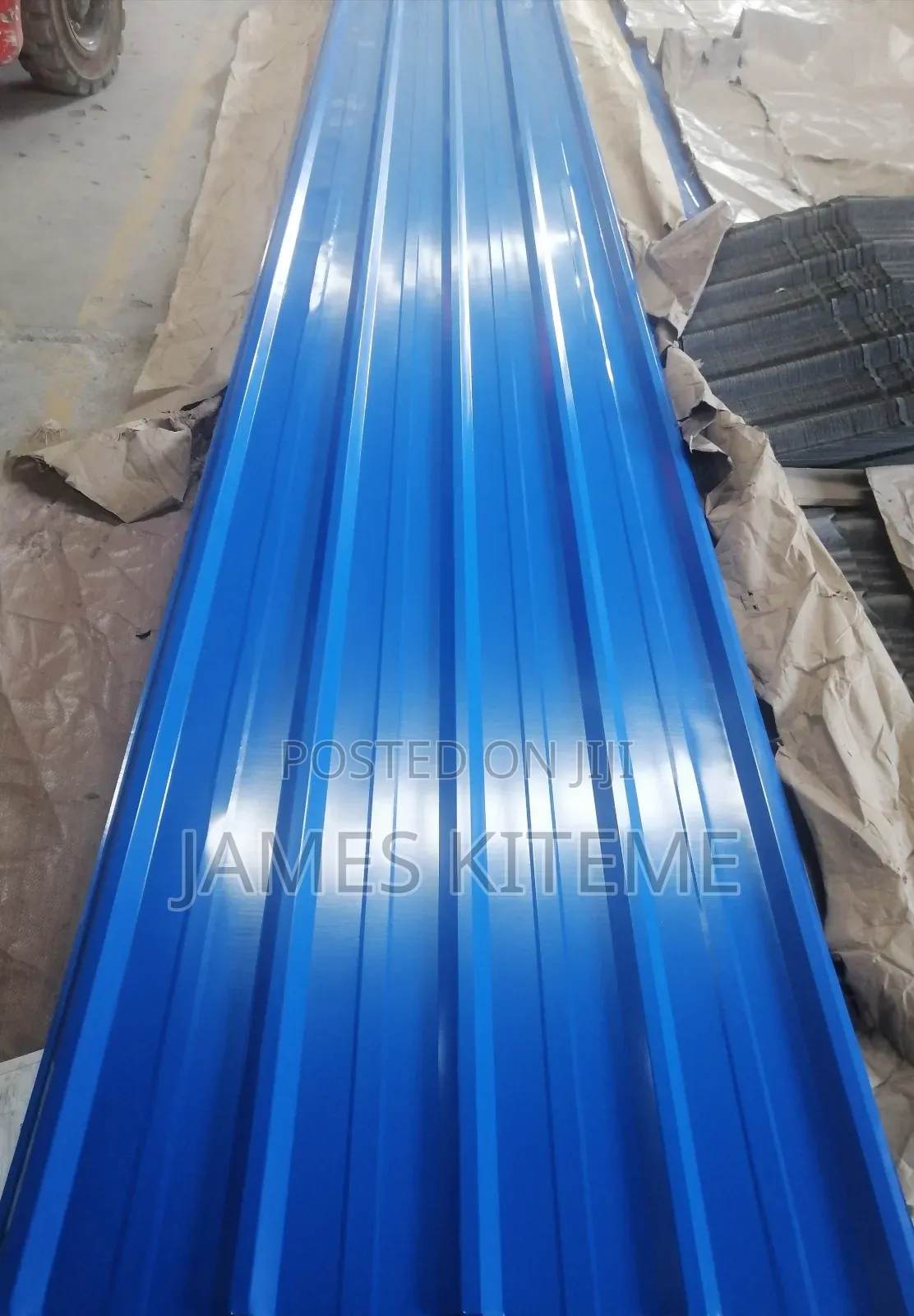 Glossy Mabati Blue Box Profile