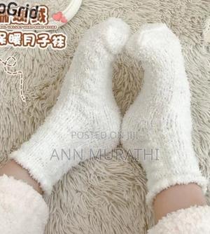 Thickened Fleece Coral Socks