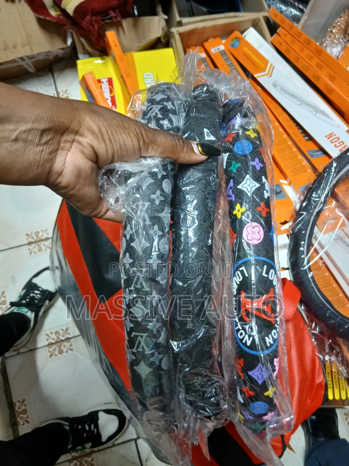 Stylish Lv Steering Cover/ Steering Cover