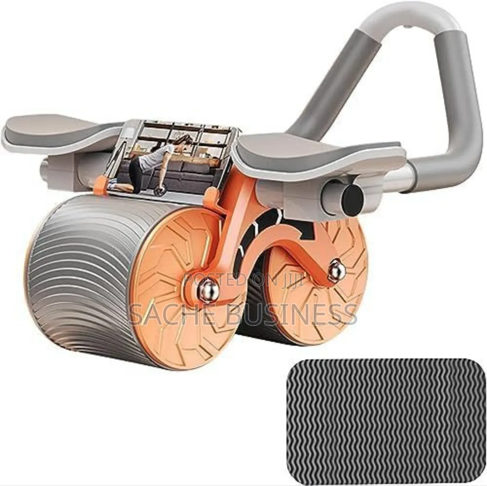 Abs Roller With Knee Mat