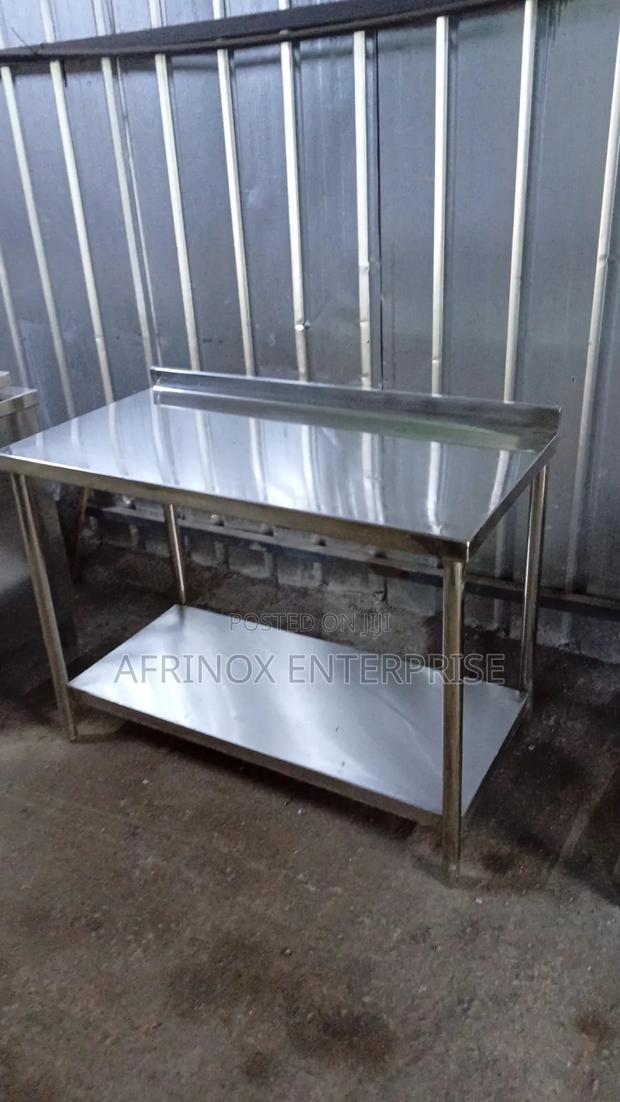 Working Table. Stainless Steel Food Preparation Table - main view
