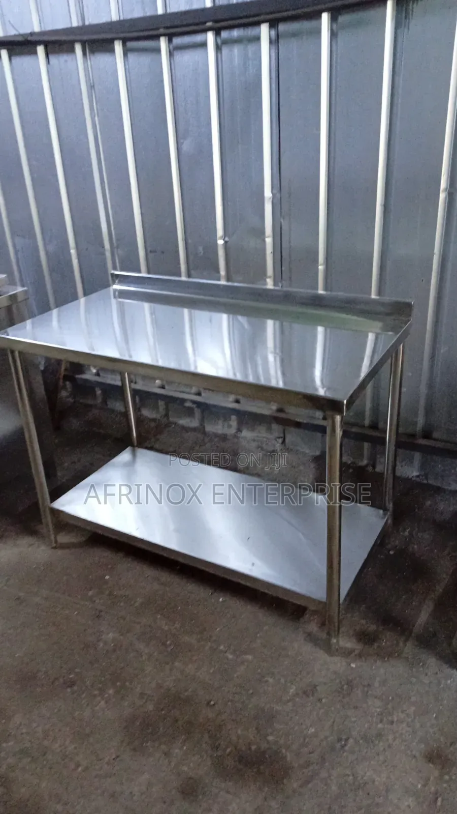 Working Table. Stainless Steel Food Preparation Table