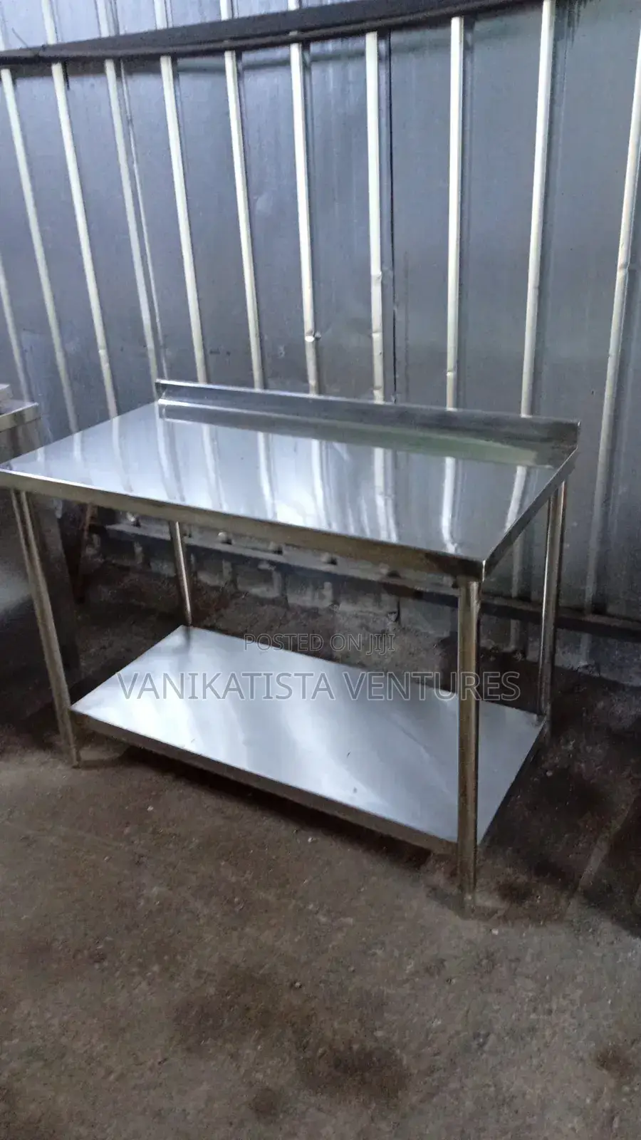 Working Table. Stainless Steel Food Preparation Table