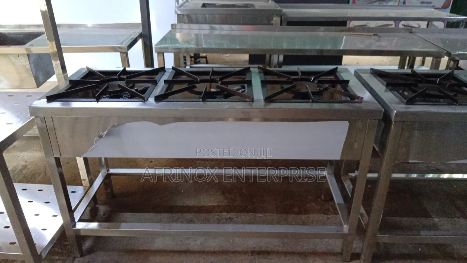 Hotel Standard Three Burner Gas Cooker