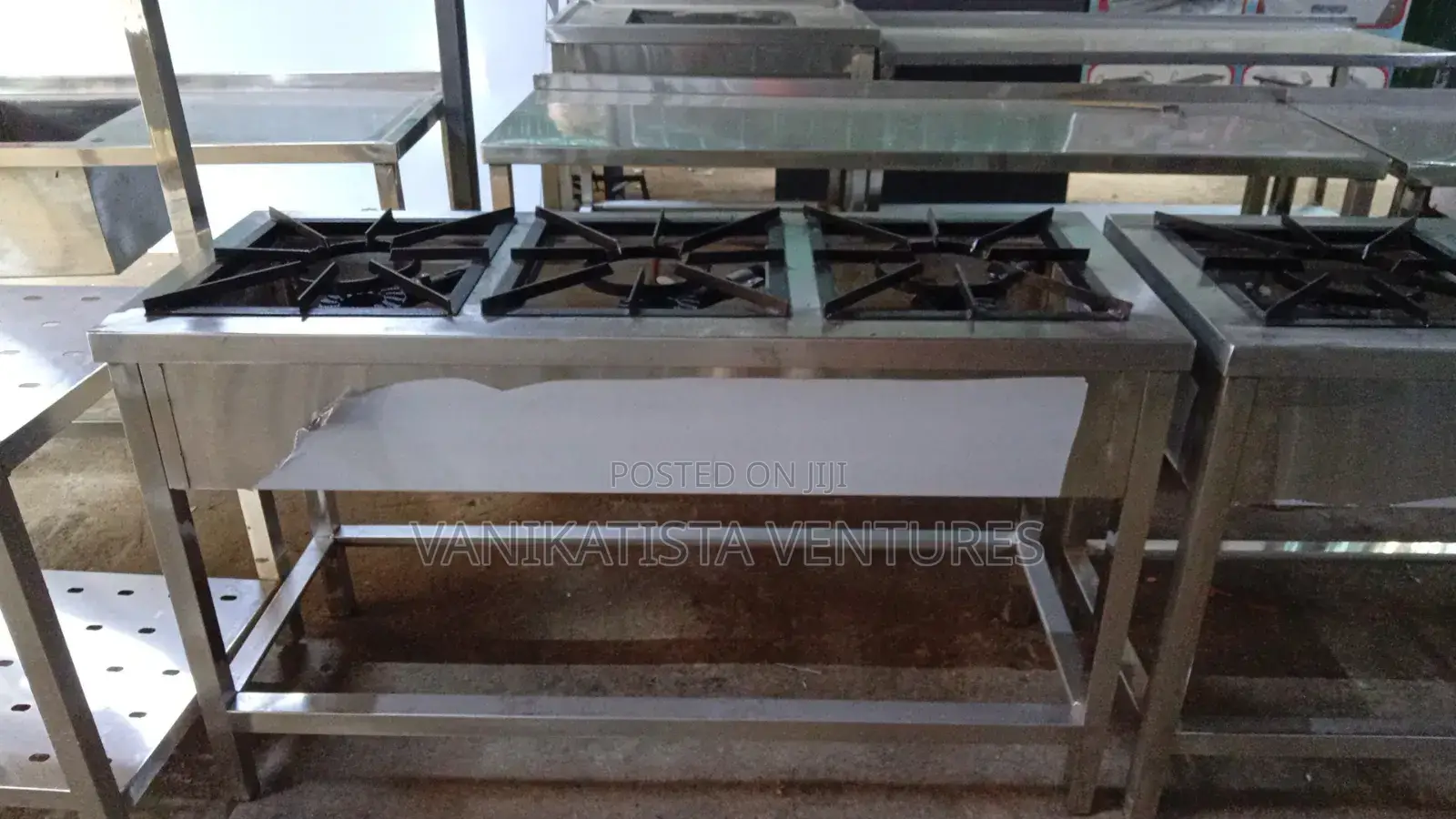 Hotel Standard Three Burner Gas Cooker