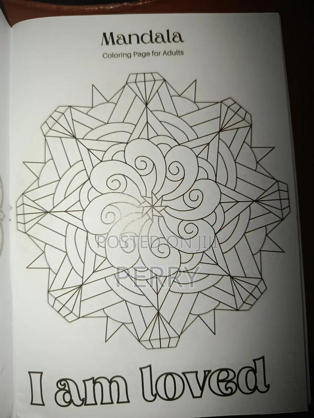 Adult Mandala Coloring Book - thumbnail 3