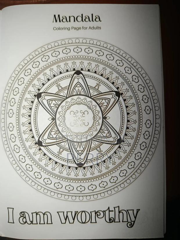 Adult Mandala Coloring Book - thumbnail 4