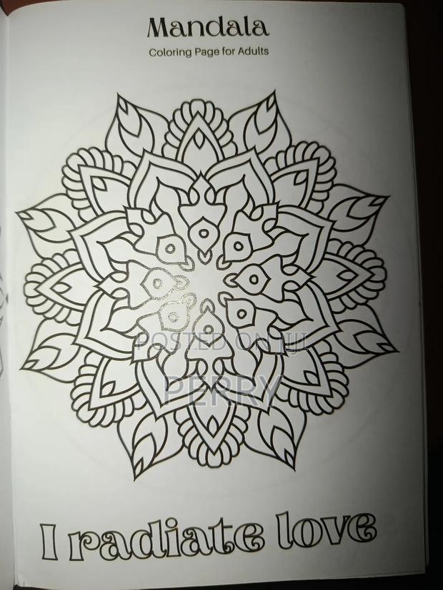 Adult Mandala Coloring Book - thumbnail 5