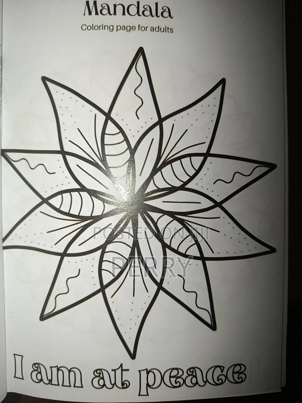 Adult Mandala Coloring Book - thumbnail 8