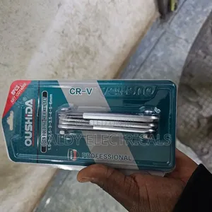 Unique Oushida 8-Piece Folding Hex Key Set Fr4k