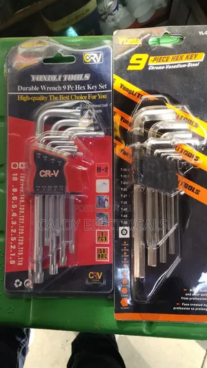 9-Piece Hex Allan Key Screw Set