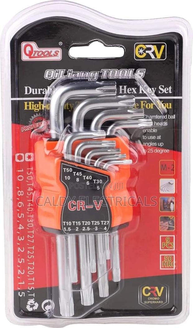 Elegant 9-Piece Hex Allan Key Screw Set Vc4r - main view