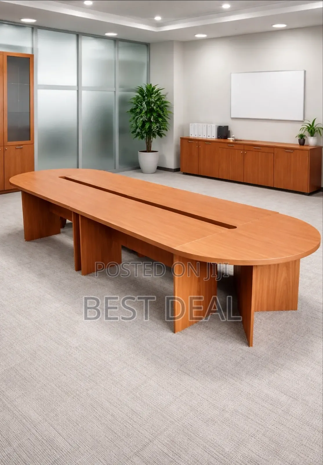 Oval Shaped Boardroom Table
