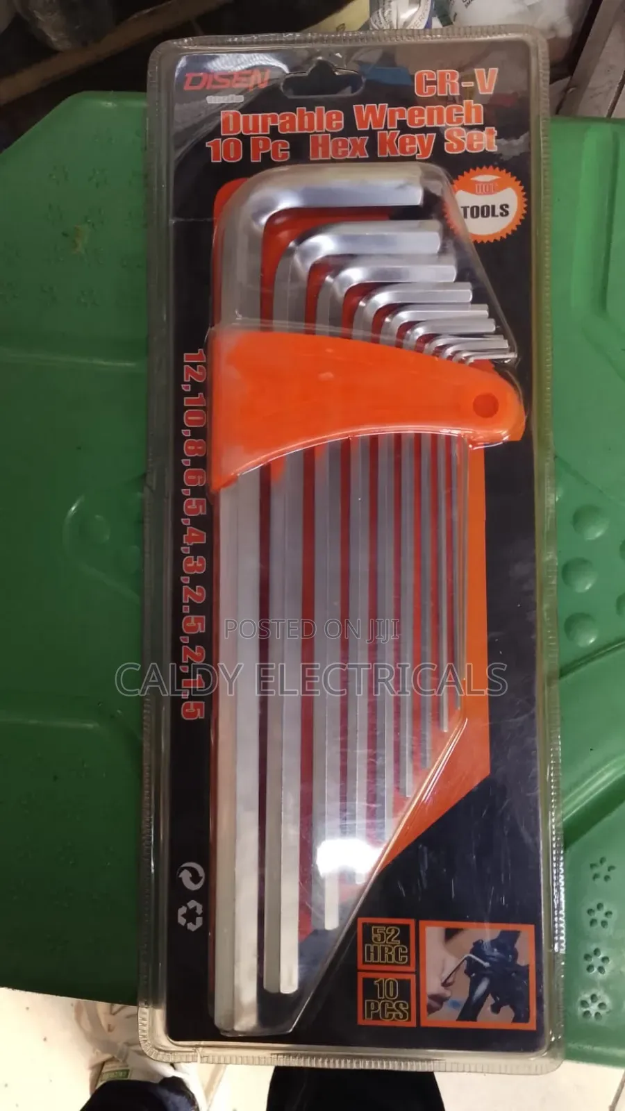 Disen 10-Piece Hex Key Set.