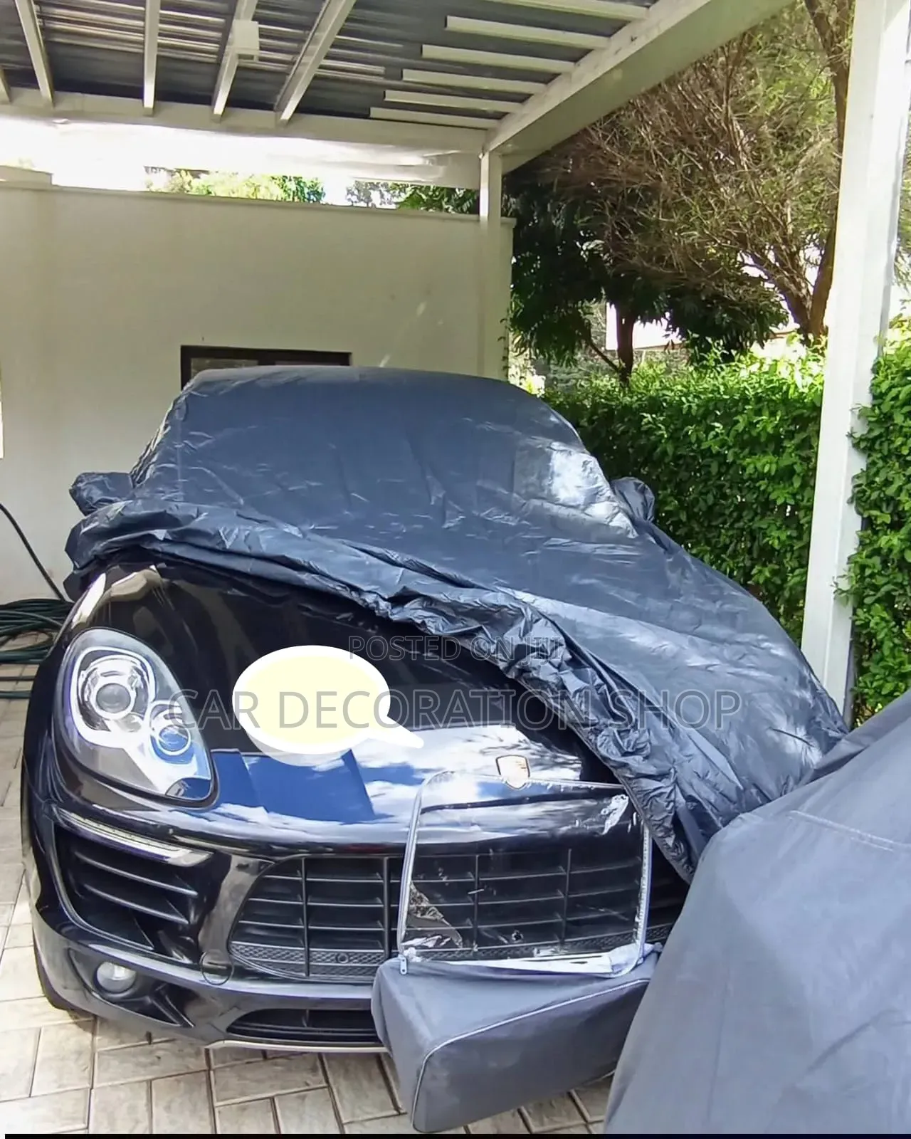 Porsche Fitted With All Weather Protection Full Sized Body Cover