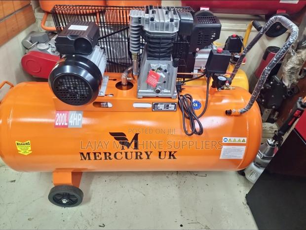Mercury Uk 200litres Electric Air Compressor