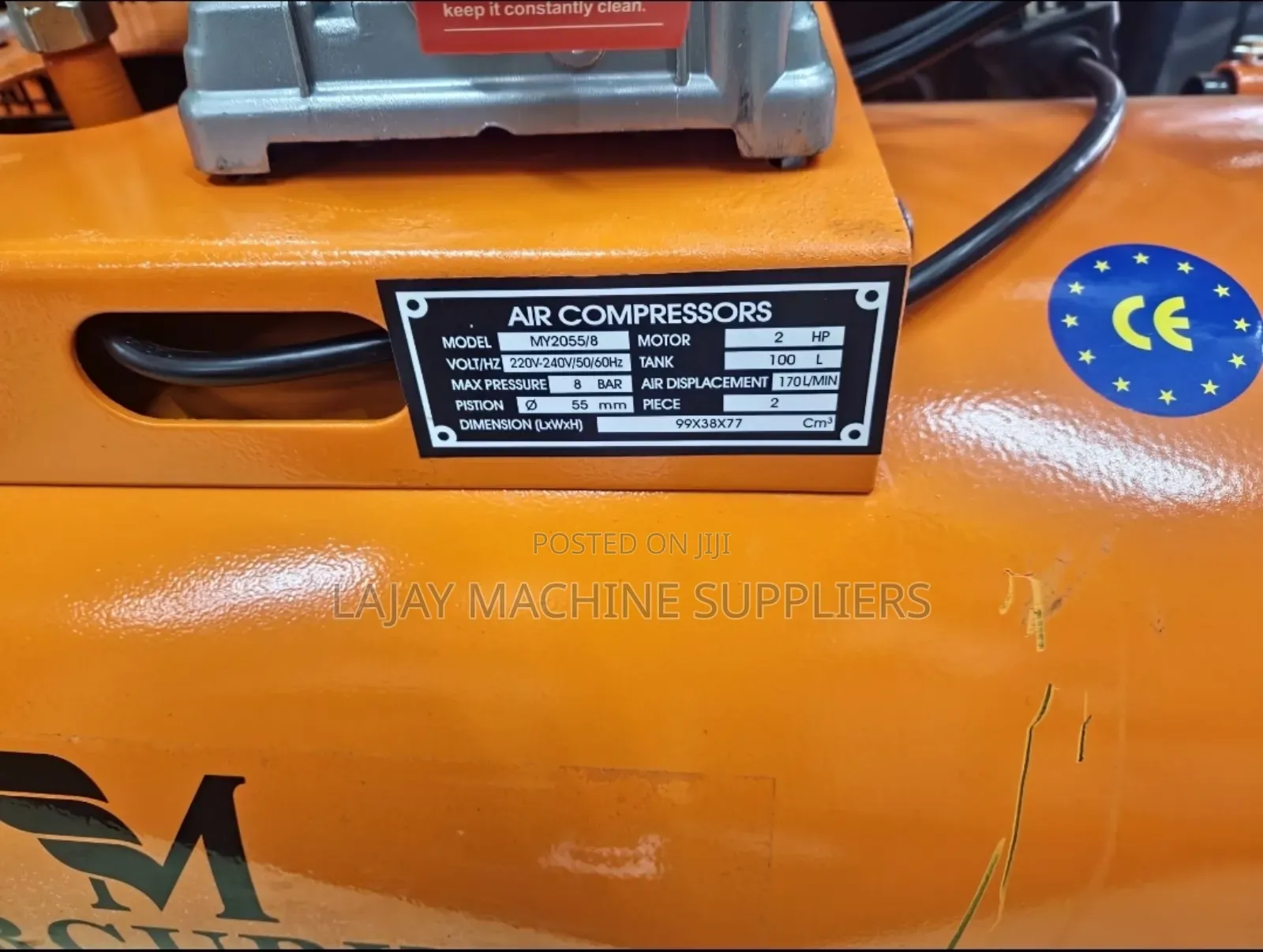 Mercury Uk 200litres Electric Air Compressor