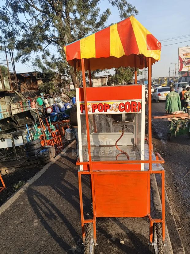 Popcorn Machine Mobile Cart - main view