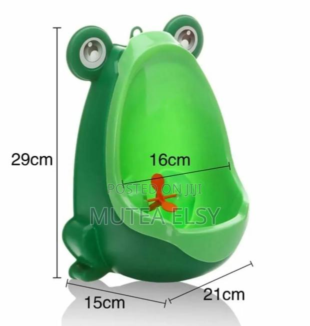 Green Cute Frog Boys Urinal - thumbnail 3