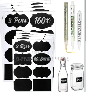 Self Adhesive Jar Label Stickers