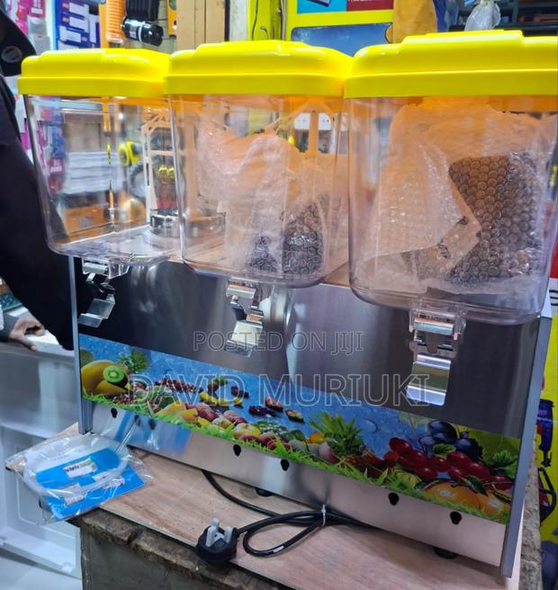 3 Compartment Juice Dispenser 18l Each Tank - main view