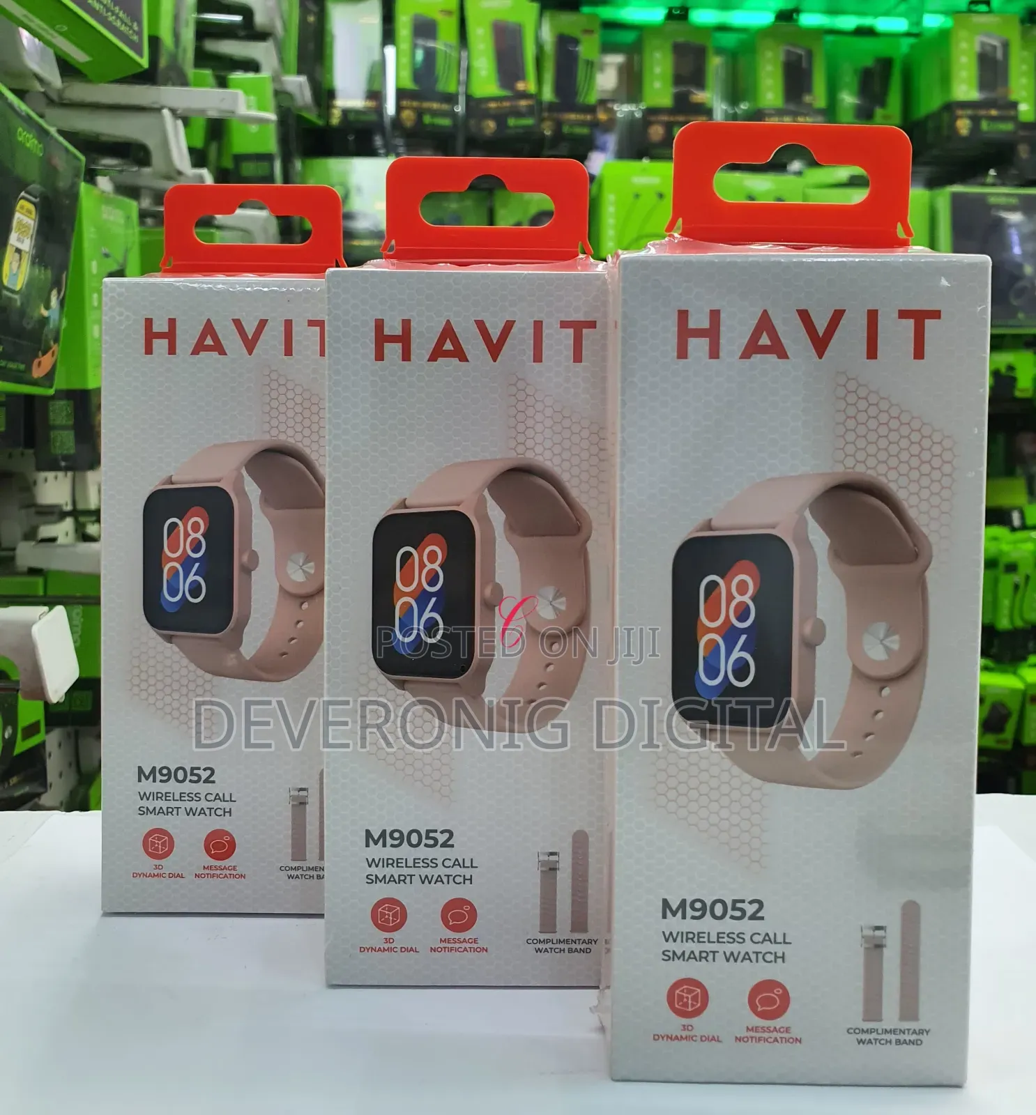 Havit M9052 Wireless Call Smart Watch *With Free Extra Strap